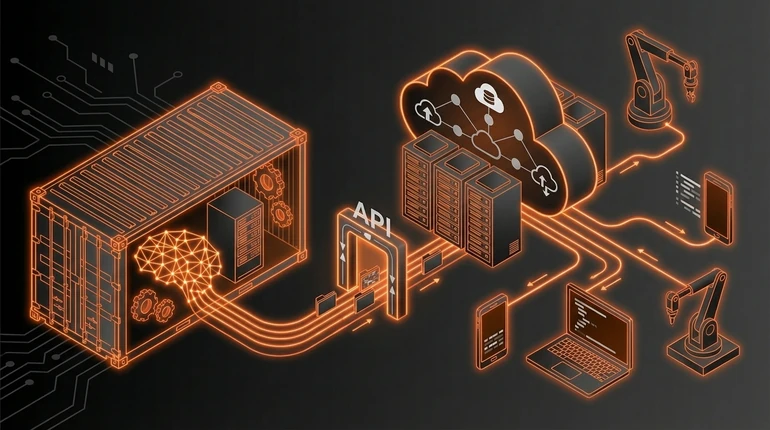 Model deployment using APIs, containers and cloud services