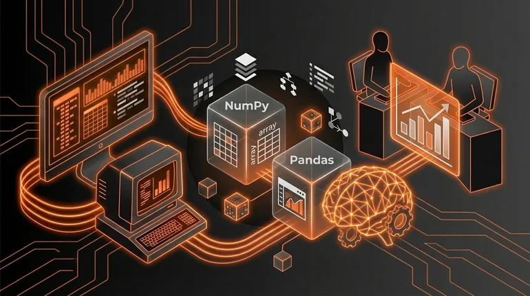 NumPy and Pandas for AI data analysis in Python