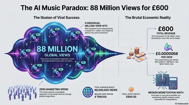 88 million views breakdown infographic