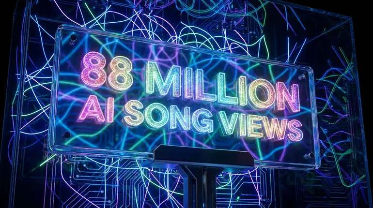 88 million AI song views